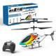 Le petit modèle d'hélicoptère Remote Helicopter Resistant Drip-Resistant Drop-Resistant Drop-Resistant Drop-Roone Elementary School peut enlever la version High Introduction à haute introduction en argent 3,5 canaux commence par un clic pour jouer avec 3 batteries rechargeables du corps - Changements de batterie en deuxième