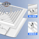 German imported high-quality central air conditioning windshield square top-mounted anti-direct blowing office air duct ceiling machine with adjustable angle square plastic steel hard style 60X60 0x0x0cm