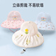 Aibaoshi Baby Hut Sommer Mädchen Sonnenhut Big Bim Sun Protection Hut Strandhut Baby Sonnenhut T185 Beige