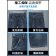 Anchuxia New Summer delgada de mezclilla delgada Pantalones de cinco puntos para hombres Pantalones mordidos sueltos Versátiles versátiles Versátiles 671 Azul Gris 31 (2 pies 4)