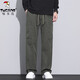 
Woodpecker workwear casual pants for men in summer thin loose straight versatile paratrooper pants sports charge breathable workwear pants for men 9856 military green thin model M 90~110Jin[Jin equals 0.5 kg]