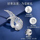 Mori brooch, high-end exquisite pearl brooch, anti-exposure corsage set, suit coat, high-end alloy pin accessories, T83 goddess brooch five-piece gift box set (gift box