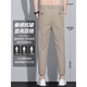 Firs Jeans Shanshan Denim Herren High-End Ice Seide Stretch Neun-Cropped Hosen Herren-Casual Hosen Sommer Dünne gerade, verjüngte drapierende dunkelgraue B9905 28