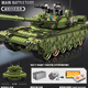 Cute 99A tank building blocks with high difficulty and huge assembled toy armored vehicle boy military Dongfeng missile [remote control version] Type 99 remote control tank (1105 pieces)