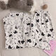
S.SOFEA cloud cotton cat pajamas women's long-sleeved Japanese cute home clothes set 826# black and white cat 175 L