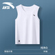 ANTA Sports Vest Men's Sleeveless T-shirt Men's Summer Basketball Training Wear Fitness Running Quick-Drying Clothes 7123-2 Pure White L