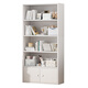Xinyouliangjia bookshelf floor-standing simple bookcase multi-layer storage rack living room bedroom storage storage cabinet S047 with door white