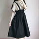 Single Nanwei Single / College Style Student Students Femmes Japonais Sweet Sweet à manches courte + jupe de sangle haute taille en deux pièces Nouveau style 683 APPRICOT TOP M RECOMMANDÉ 89-102JIN [Jin est égal à 0,5 kg]