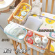 Cabille suspendue côté peloton suspendu clôture de lit couches couches bébé couches de bébé sac de rangement de dortoir de dortoir [rangement de chevet unique] conseils de rangement de jouets tous les jours