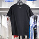 Li Ning pure cotton short-sleeved men's 2025 summer new T-shirt round neck comfortable simple versatile sports and casual half-sleeved black-1 AHSU829-1 M
