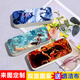 Boîte de lunettes d'étudiant Nezha Boîte de papeterie de grande capacité personnalisée Boîte de rangement portable Portable Customated + 3 Yuan Collection Glasses Tissu
