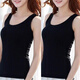 Rongxitu High Elastic Enveloppe thoracique gilet Sports anti-sous-vêtements Sports Beau tube haut de tube Vest noir 1 pièce (pas ++ pour la perte) S S recommandé 70-90jin [Jin est égal à 0,5 kg]