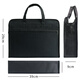 Jianteng Business Meeting Commuter Men's Women's Briefcase Bag File Pack Customized File Bag Zipper Large Capacity Waterproof Data Bag Simple Tote Bag High-end Sense Tote Bag 9902 Dark Blue (plus business card) 39*29*9cm