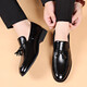 Jeep Jeep Matte Anzug Herren Lederschuhe Herren flacher Glanz formaler Kleidung Jugendspitze