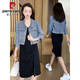 Pier Cardin early spring Korean style Hong Kong style design versatile short-sleeved top for women short retro slim denim jacket for women thin outerwear 8650 blue denim jacket short-sleeved XL 1105-125