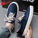 
Huili men's shoes canvas shoes men's spring new style 2025 men's classic casual sports breathable and versatile low-top shoes men's dark blue 42