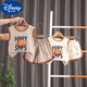 Disney Baby Ropa División Divectiva Summer delgada Capital de algodón Shorts de chaleco para niños de un año para niños de un niño de tamaño blanco 90 Tamaño recomendado por 1-2 años [80-90 cm]