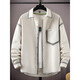 Zhenpu American High Street Denim Jacket for Boys 2025 Spring and Autumn Lavado de ropa versátil Contrastando Chaqueta casual. 16823 Regular de estilo blanco M Aproximadamente 80-100 Jin [Jin equivale a 0.5 kg] se puede usar