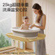 费雪FisherPrice尿布台婴儿护理台多功能换洗一体操作台宝宝换尿布台 【免安装】静音轮/可折叠/多功能 宝宝隔尿不湿整理台/换尿布洗澡