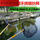 Meikejie stainless steel copy net fishing net telescopic positioning 3 meters copy net rod fishing net folding net pocket fishing gear 1.5m 40cm thickened yellow rod + diameter dense mesh net