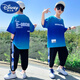 迪士尼（DISNEY）儿童装男童夏装套装2025新款男孩夏季短袖中大童薄款运动酷帅气潮 1048【蓝色】一套 120