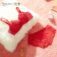 怡倩（YIQIAN）内衣薄款文胸套装女 性感蕾丝白色大胸显小胸罩大码内衣套装 薄杯莓果玛奇朵 S 70B+