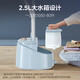 Midea [Ironisage amélioré grand panneau] Machine de fer à emporter pour la maison Small Ironing Machine à vapeur Vêtements de fer à tampons Dry Stagser de nettoyage Dry Machine à repasser Double Rod Iron [Antibactérien amélioré Grand panneau