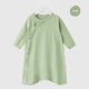 Qile Dou baby sleeping bag, universal for all seasons, autumn and winter newborn baby nightgown, toddler pure cotton autumn nightgown, milk green 73