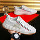 Yuanhang Dusameya Dushamia Privatmustern modisch vielseitiges Paar leichter Luxus-Freizeitbrettschuhe High-End-Kuhlatten-Herrenschuhe Reddit Pole White 6627 38 Reddit Pole 38