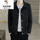 Holzspecker (Tucano) 2025 Jacke Herren Sommer dünne, hellgekochte, gelegentliche Herren-Top-einfache und vielseitige Mode-Sonnenschutzmode 671 White M [110jin [Jin gleich 0,5 kg] unten]