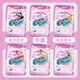 Nuohao Danzai Xiaohong Sonic Storm Campus Card School Card Sliding Cover Certificate Protection Case Customized Card Case Key Chain Water Card Strap Lanyard Key Chain Protection Case Brand Case M1349 Single Card Case
