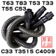 
LEXY vacuum cleaner accessories T63T83T81 T55T33T51 C53 T3520C3507 handle connection hose T3519-1/T61 T51T31 handle not included Adaptable
