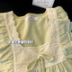 Fhhuabd Pajamas de primavera y otoño para mujeres en el verano 2025 Nuevo estilo de princesa dulce de manga larga se puede usar fuera de ropa para el hogar 9904 Apricot- [mangas largas + pantalones largos] L Recomendado 100-120 Jin [Jin equivale a 0.5 kg]