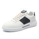 Huilijun men's shoes in autumn new breathable small white shoes for men's students trendy versatile thick-soled sneakers casual board shoes trendy shoes 9906 white and black 39
