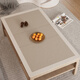 Apocalypse German quality Japanese simple and elegant tea table mat without washing, waterproof and oilproof leather table mat table cloth rectangular dining table mat A1049 turns waste into treasure 80*135cm