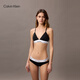 Calvin Klein Unterwäsche [Moderner Gravity Belt] Damen CK Jacquard Sexy Hollow Bikini Unterwäsche für Frauen QF7201AD UB1-Space Black M.