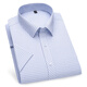
MONTAGUT 2025 high-end brand men's short-sleeved shirt middle-aged business DP pure cotton formal wear professional workwear free solid color lining DX6636 45