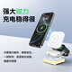 品胜苹果无线充电器三合一Magsafe磁吸折叠适用iPhone16pro/15华为小米手机iWatch手表airpods耳机底座