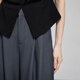 Chuyu pantalon décontracté pour les femmes au printemps 2025 Intelligence élevée Grey High Toop Tempage long Tempérament Pantalon de banlieue