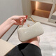 
CALCULAT/KEEN2025 new double ring dinner handbag with diamond embellishment banquet bag evening dress bag shiny mini clutch Chinese Valentine's Day gift bag golden