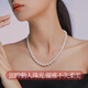 N2it imitation pearl white shell bead necklace for women mother style clavicle necklace female birthday gift for girlfriend and wife fashionable