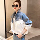 FHHUABD TIK TOK Denim Jacket's 2023 Spring y Autumn New Spiled Borded Contrasted Dephin Chaqueta de mujeres Landy 9926# estilo de imagen [Azul] L [sugerido 116-130Jin [Jin iguala 0.5 kg]]