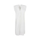 
LESS [same style in the mall] 2025 summer new casual stand collar sleeveless long dress 2P5G13240 008 black stripes M