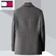 Tommy Hee Kelly Tommy Cattle Tommy Men's Woolen Coat Business Elder Wool Jacket Jacket Camel XL