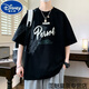 Disney 2025 Nouvel adolescent T-shirt à manches courtes pour hommes Été de lycée d'été Big Big Child's Summer Clothes Top 693 blanc 170 m