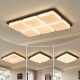 Grand View Garden (DGY) Luz de techo de la sala de estar Medieval Nanyang Style Nuevo moderno Atmosférico Cubo Cubo Lámpara Lámpara de protección de los ojos J357 1W Un paquete Instalación Protección de ojo Fuente RA9755cm