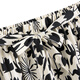 
Her pool high waist casual pants 2025 summer new women's retro print elastic waist long wide-leg pants