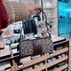 CoaCH (COACH) new NolitaBarrel pencil bag wrist bag official genuine CW809 IMXHE Maillard color printing