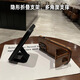 YNPO适用苹果16promax手机壳iphone15商务男14防摔13创意插卡支架皮套 【黑色+卡包支架】皮质 iPhone 16 Pro max 6.9寸