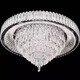 OPP (OPPLE) 2025 Nouveau style 2024 Nouveau style LED LUMIÈRE LUMBRE CRISTAL ÉCLAIRAGE CRISTAL RETRAIMENT CHANDELIER CHAMBRE LAMPE HOME DÉCORATION PLAFIER 1W 9902 Diamètre 80cm